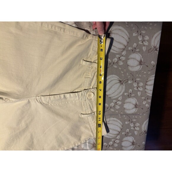 OAT New York Women’s Wide Leg Khakis Size 4 31” Inseam work boho Tan pants - Picture 8 of 13